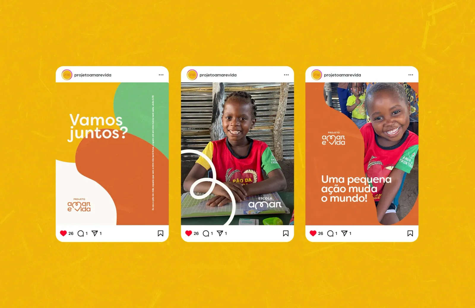 Projeto de marca Amar e Vida