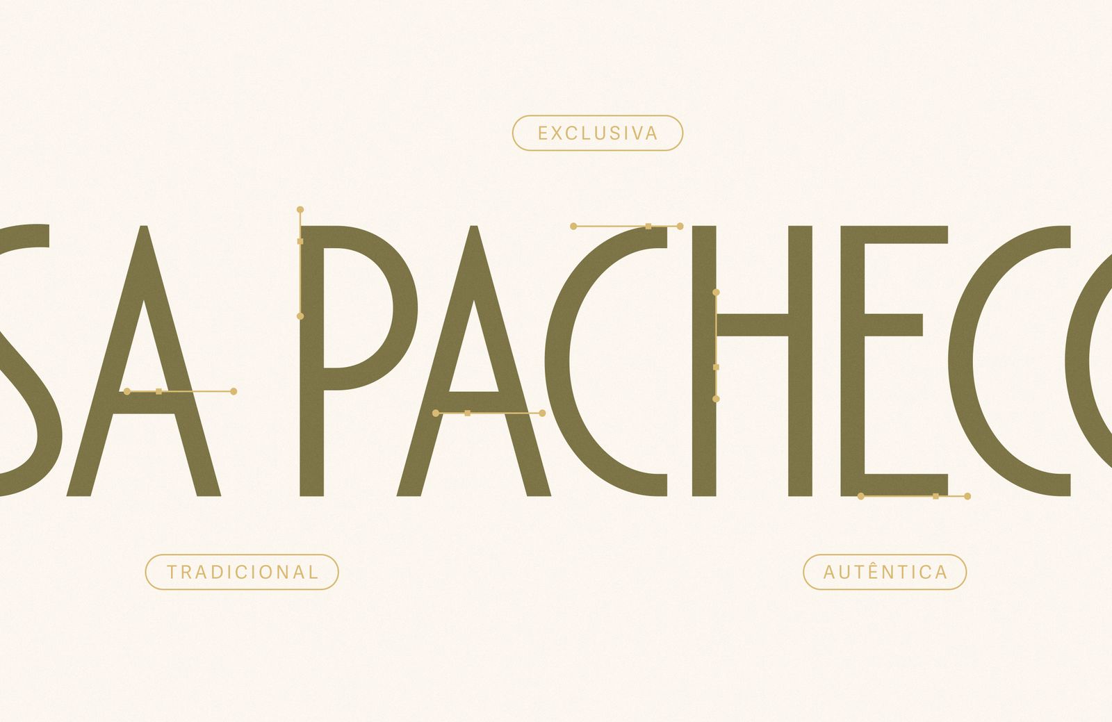 Tipografia Personalizada Casa Pacheco