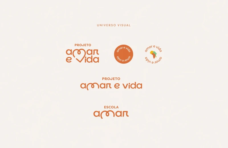 Projeto de marca Amar e Vida