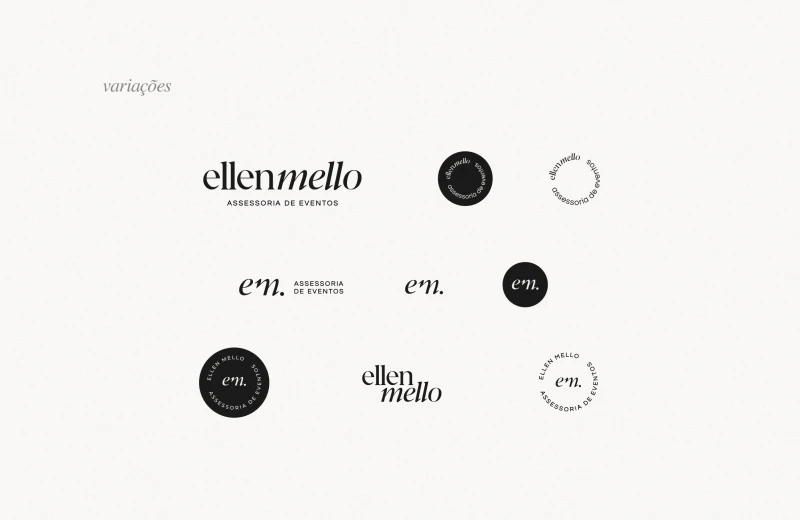 Projeto de marca Ellen Mello
