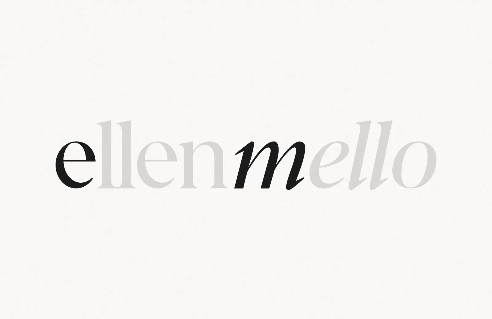 Projeto de marca Ellen Mello